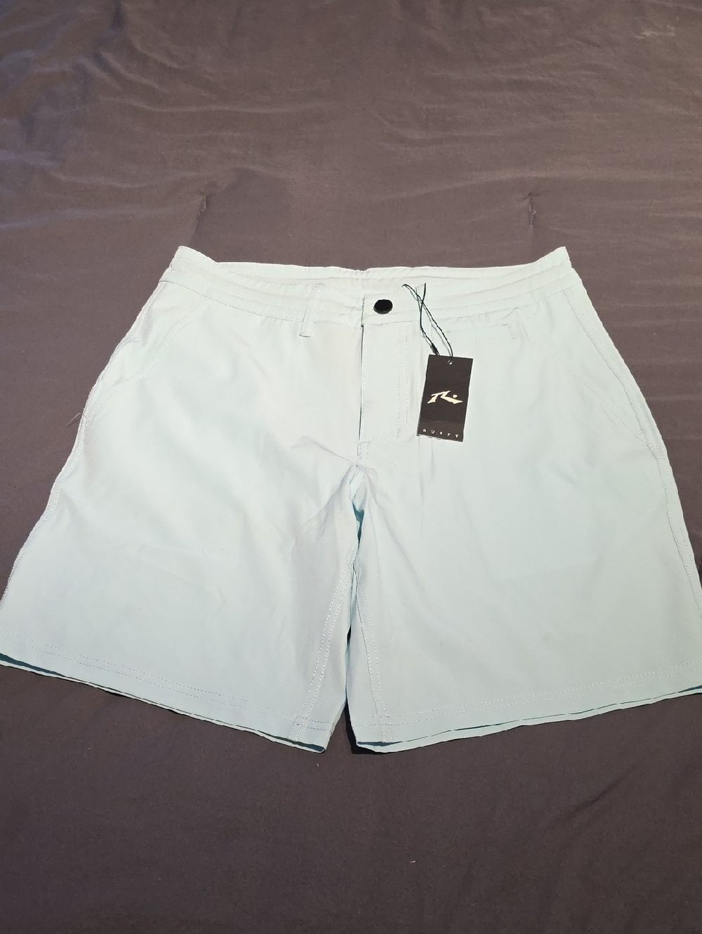 Rusty Light Blue Men’s Hybrid Shorts